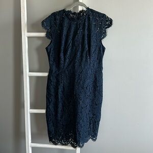 MEROKEETY Women's Sleeveless Lace Floral Elegant Cocktail Dress